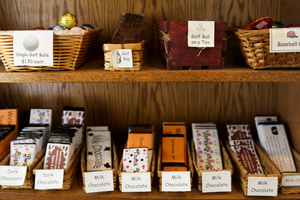 A selection of candy at Hercules Candy Shop.