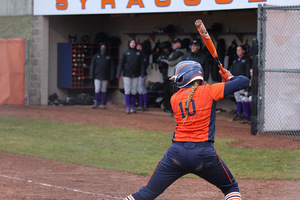 Hannah Dossett went 3-for-3 in the second game of a doubleheader on Thursday against Siena. The Orange won 8-6.