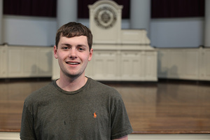 Clayton Davidson will work at an accounting firm in risk consulting after graduation.