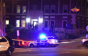 At about 10:50 p.m. Sunday, a series of gunshots were exchanged by a civilian man and a Syracuse Police Department officer. At least one round hit the man, who later died after being taken to Upstate Medical Hospital.